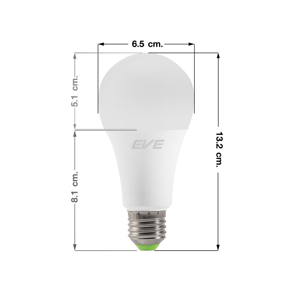 หลอด LED EVE SUPER GEN2 13 วัตต์ DAYLIGHT E27 แพ็ก 4 ชิ้น