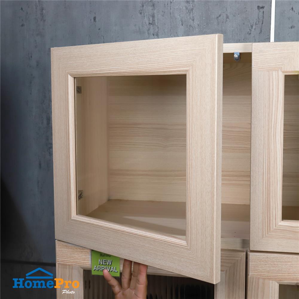 บานเดี่ยว FURDINI KEEPER GLASS 39.7X39.6 ซม. สี PINE OAK