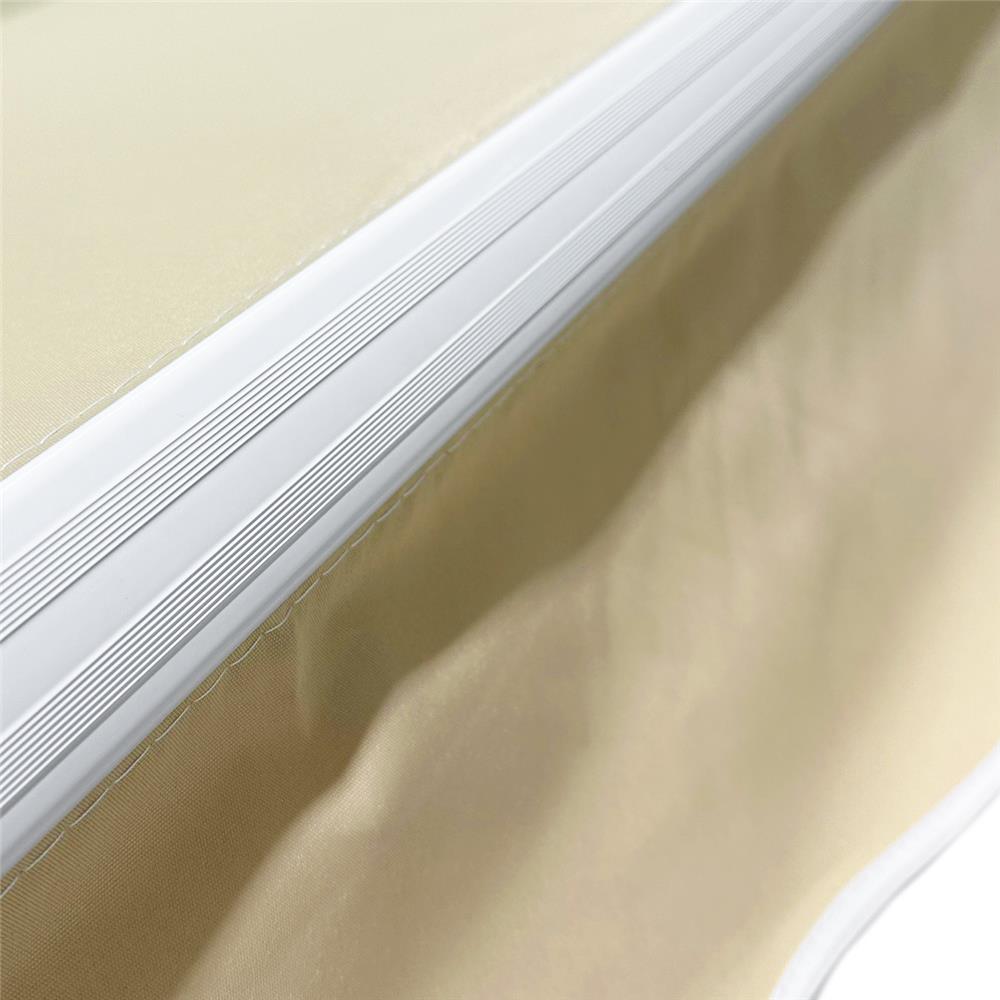 กันสาดผ้าพับได้ SUNSHIELD 395x300 ซม. สีเบจ