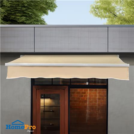 กันสาดผ้าพับได้ SUNSHIELD 395x300 ซม. สีเบจ_8