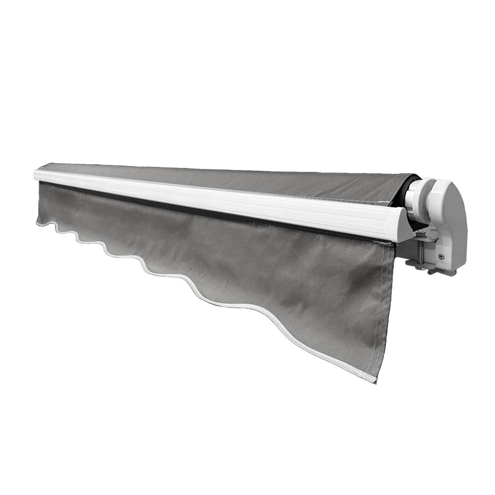 กันสาดผ้าพับได้ SUNSHIELD 295x200 ซม. สีเทาเข้ม