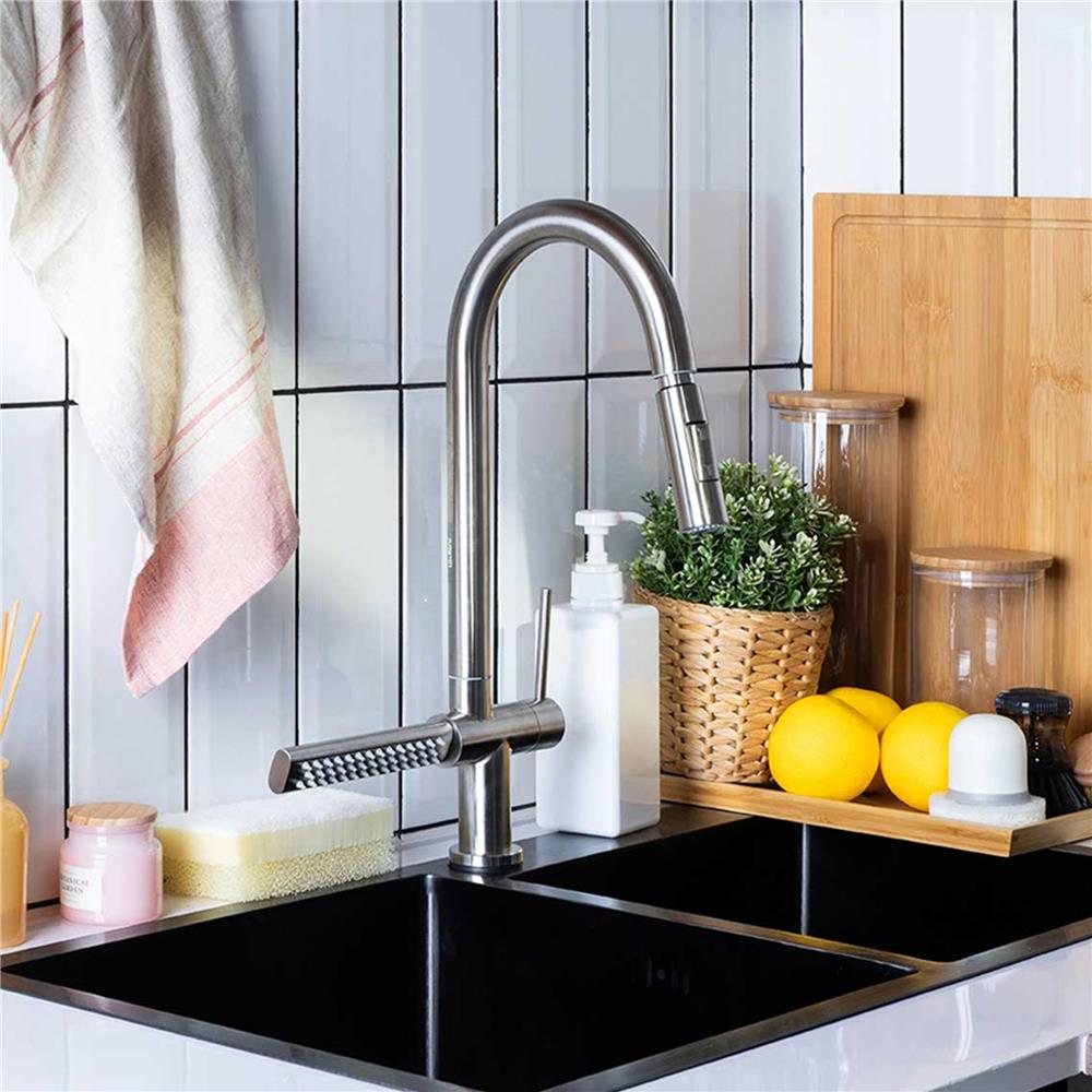 ก๊อกซิงค์เดี่ยวเคาน์เตอร์ RASLAND RA A124-A141516 สเตนเลส