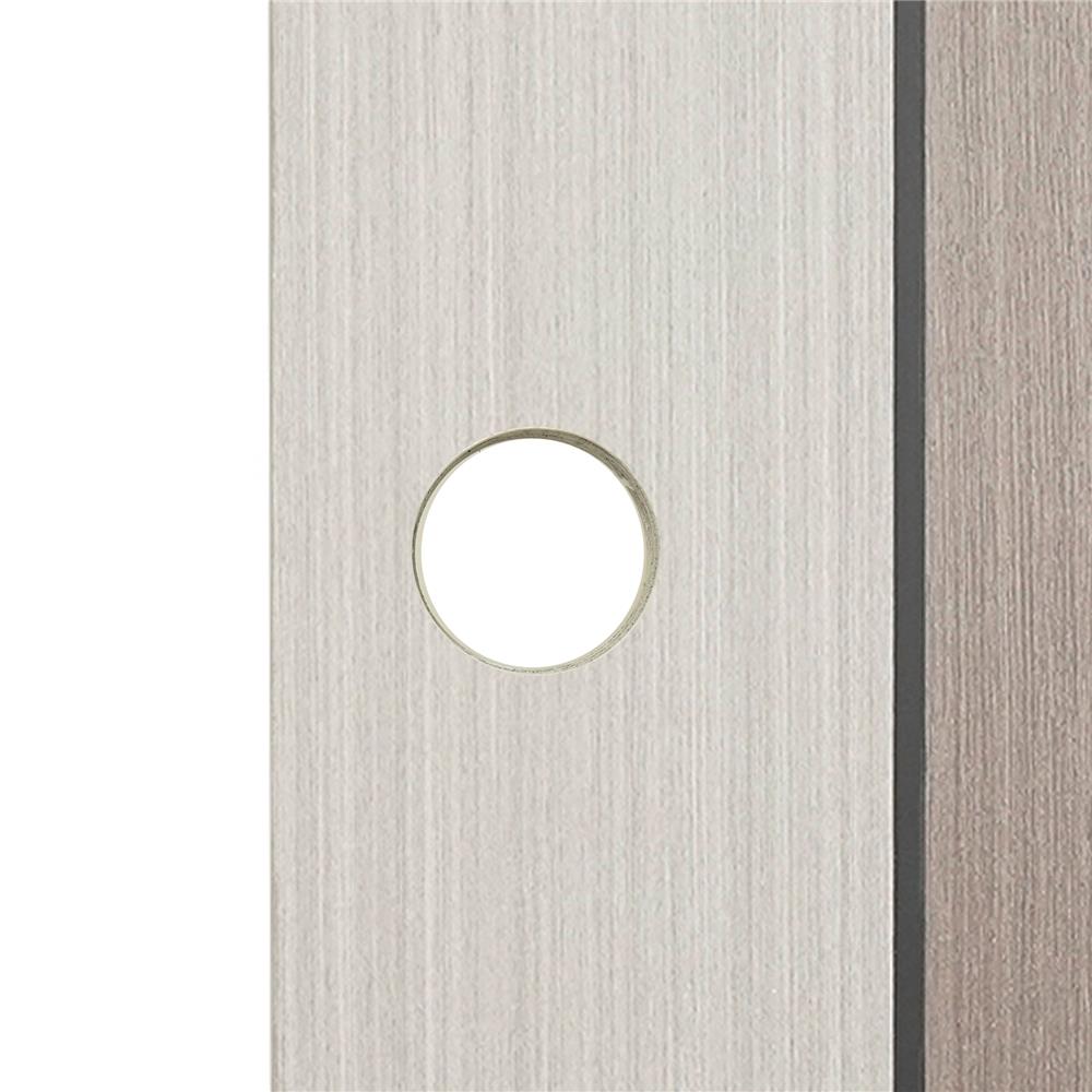 ประตูห้องน้ำ UPVC AZLE L0A-G2C 70X200 ซม. สี ASH/STONE GREY เจาะลูกบิด