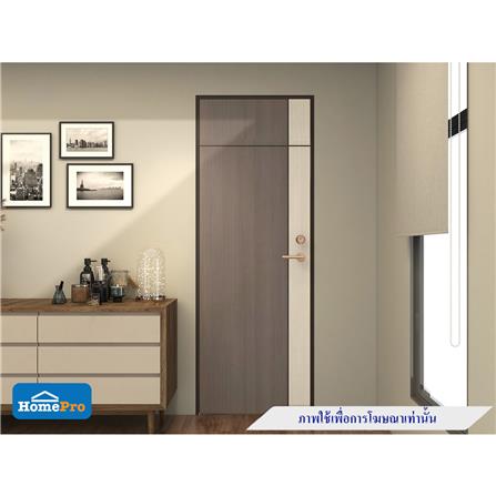 ประตูห้องน้ำ UPVC AZLE L0A-G2C 70X200 ซม. สี ASH/STONE GREY เจาะลูกบิด_5