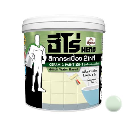 สีทากระเบื้อง ชนิดกึ่งเงา WOODTECT HERO 2IN1 H2-C0...