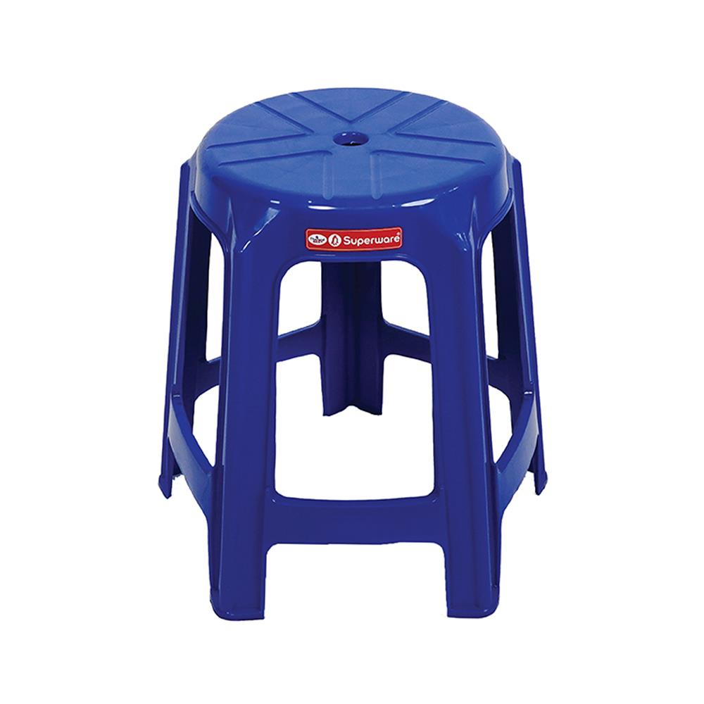 เก้าอี้พลาสติก SUPERWARE CH-61 สีน้ำเงิน