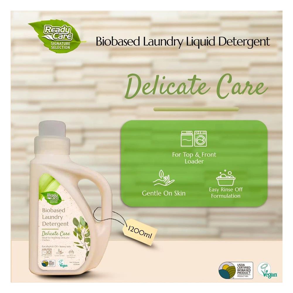 น้ำยาซักผ้า READY CARE 1,200 มล. DELICATE CARE