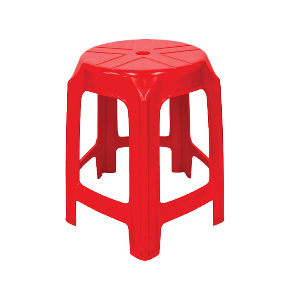 เก้าอี้พลาสติก SUPERWARE CH-61 สีแดง