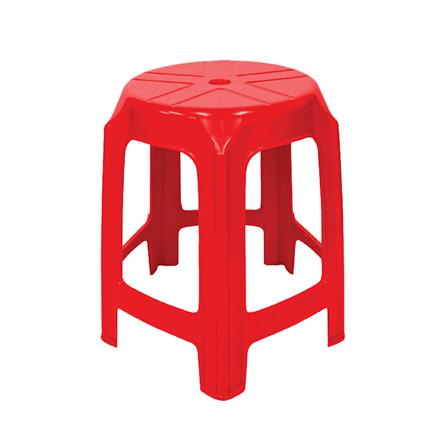 เก้าอี้พลาสติก SUPERWARE CH-61 สีแดง