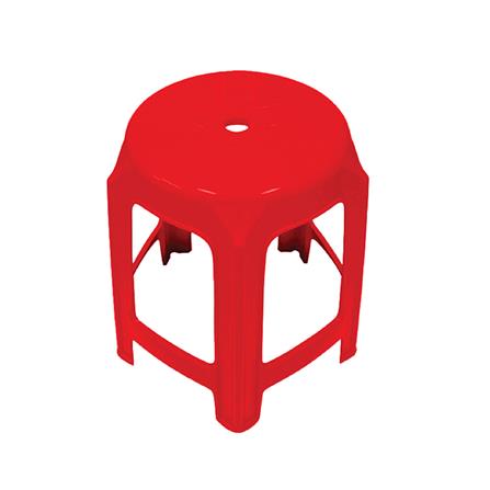 เก้าอี้พลาสติก SUPERWARE CH-61 สีแดง_2