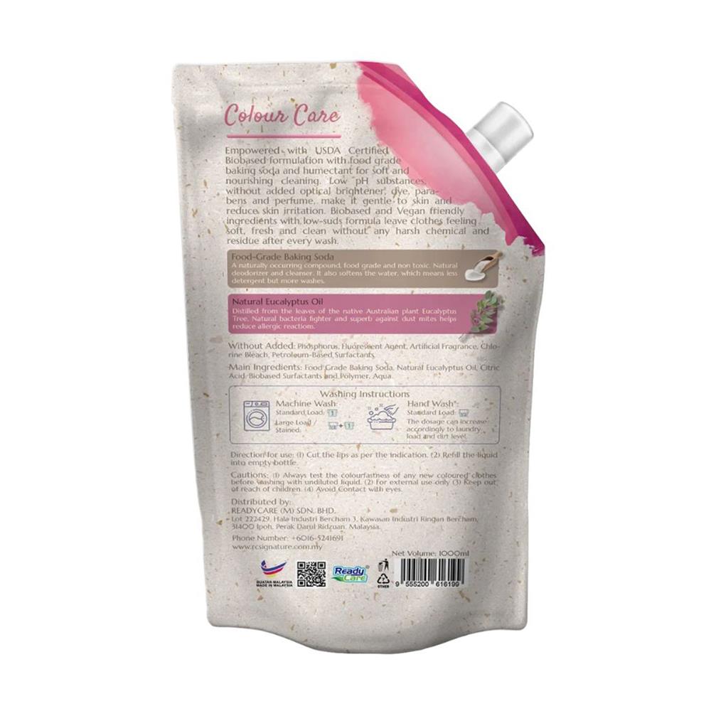 รีฟิลน้ำยาซักผ้า READY CARE 1,000 มล. COLOUR CARE