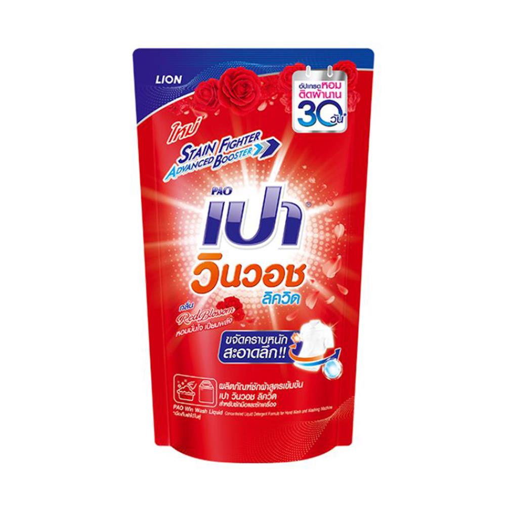 น้ำยาซักผ้า PAO WIN WASH 600 มล. RED BLOSSOM 1+1