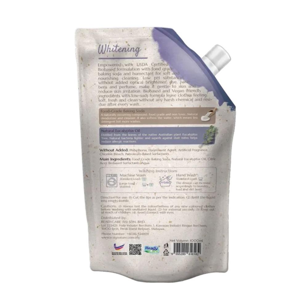 รีฟิลน้ำยาซักผ้า READY CARE 1,000 มล. WHITENING