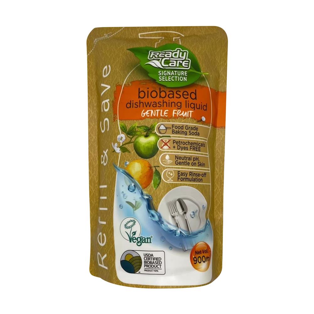 รีฟิลน้ำยาล้างจาน READY CARE 900 มล. GENTLE FRUIT