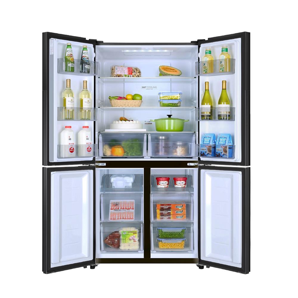 ตู้เย็น MULTI DOOR HAIER HRF-MD469G GB 16.1 คิว กระจกดำ อินเวอร์เตอร์