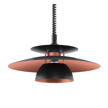 ไฟช่อ EGLO BRENDA 31666 สีดำ/ทองแดง 1 หัว_1