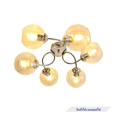 ไฟถาด CARINI C230430-6 สีใส/เงิน 6 หัว_1