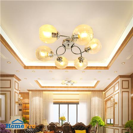 ไฟถาด CARINI C230430-6 สีใส/เงิน 6 หัว_3