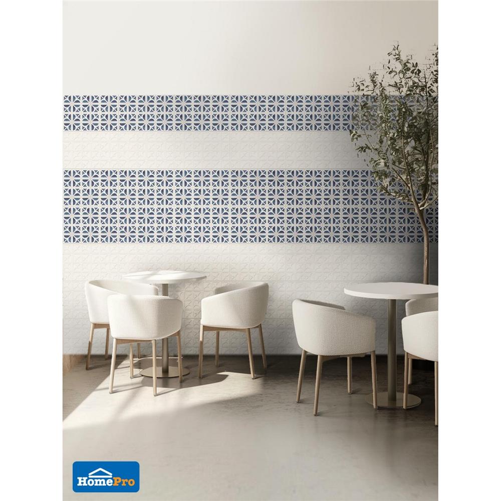 กระเบื้องผนัง 30x45 ซม. TARA แฮนา ไวท์ 0.81 ตร.ม.