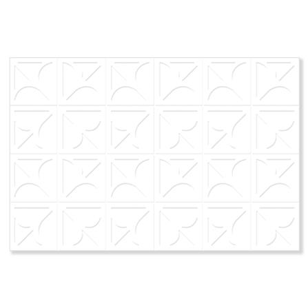 กระเบื้องผนัง 30x45 ซม. TARA แฮนา ไวท์ 0.81 ตร.ม.