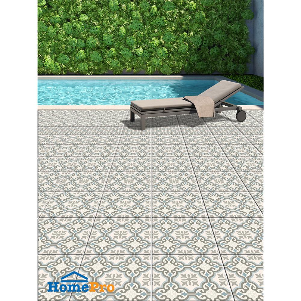 กระเบื้องพื้น 16x16 นิ้ว DURAGRES พีโอนี่ ฟ้า A 0.96 ตร.ม.