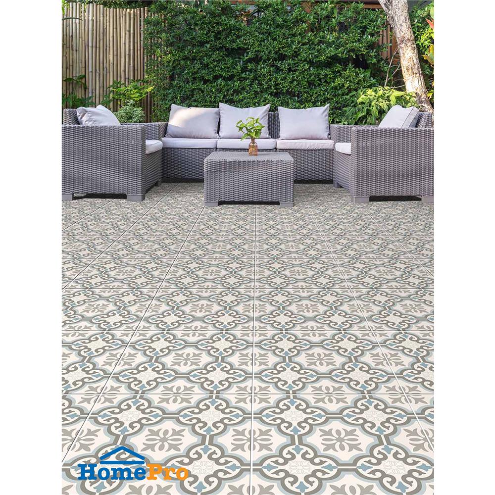 กระเบื้องพื้น 16x16 นิ้ว DURAGRES พีโอนี่ ฟ้า A 0.96 ตร.ม.