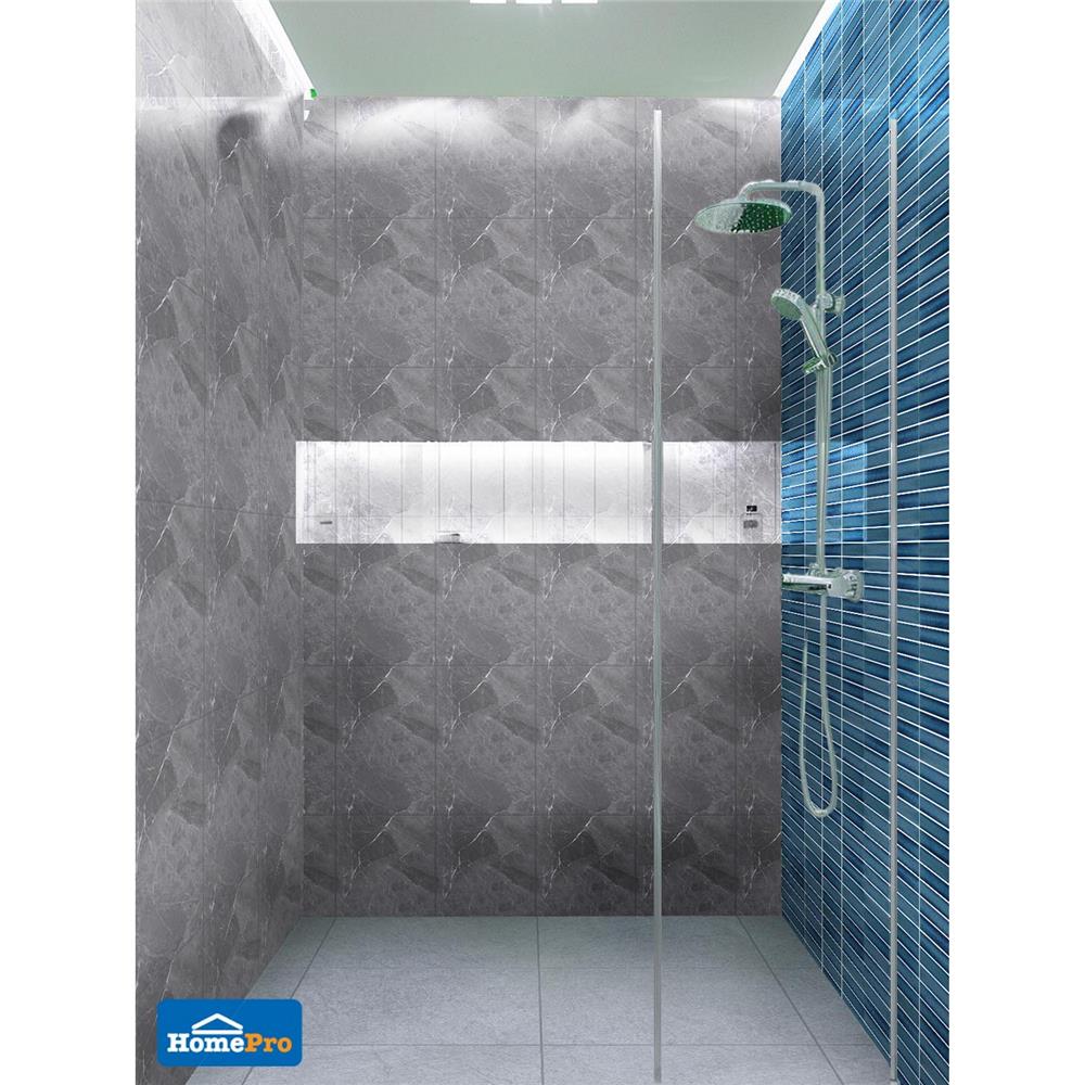 กระเบื้องผนัง 30x45 ซม. TARA บรูค เทาเข้ม 0.81 ตร.ม.