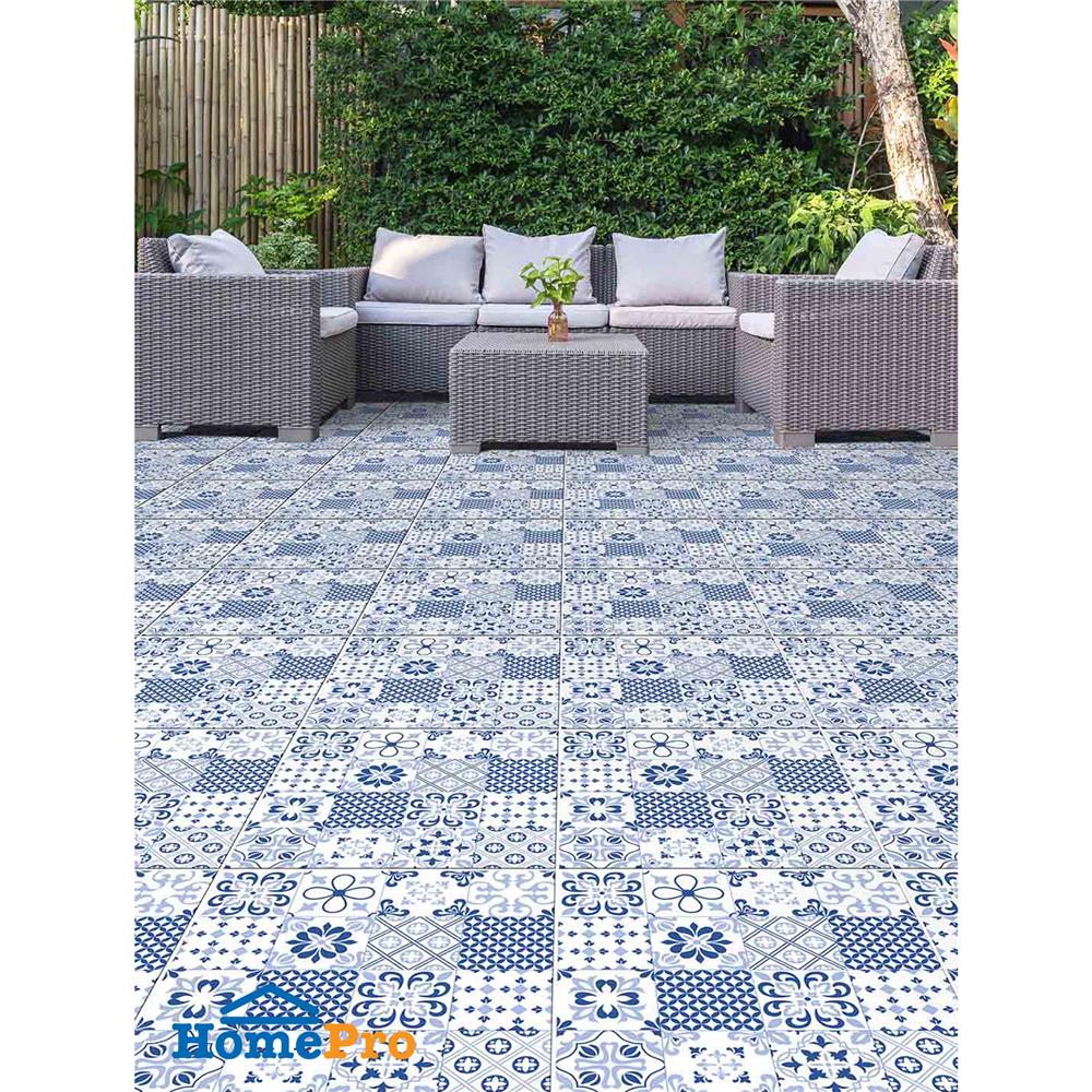 กระเบื้องพื้น 16x16 นิ้ว DURAGRES เปเรซ ฟ้า A 0.96 ตร.ม.