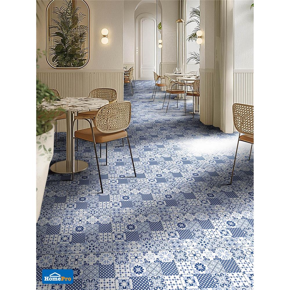 กระเบื้องพื้น 16x16 นิ้ว DURAGRES เปเรซ ฟ้า A 0.96 ตร.ม.