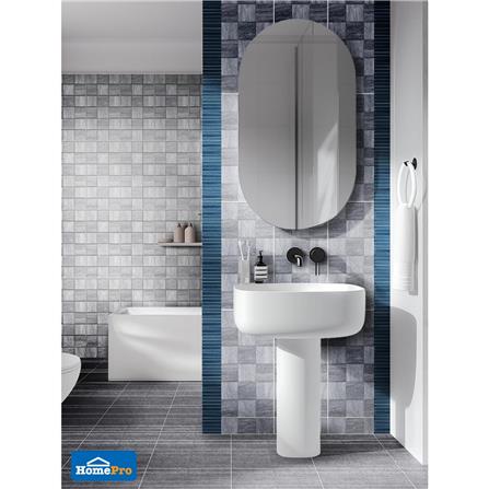 กระเบื้องผนัง 30x60 ซม. TARA มาทิลด้า ไลท์เกรย์ 1.44 ตร.ม._4