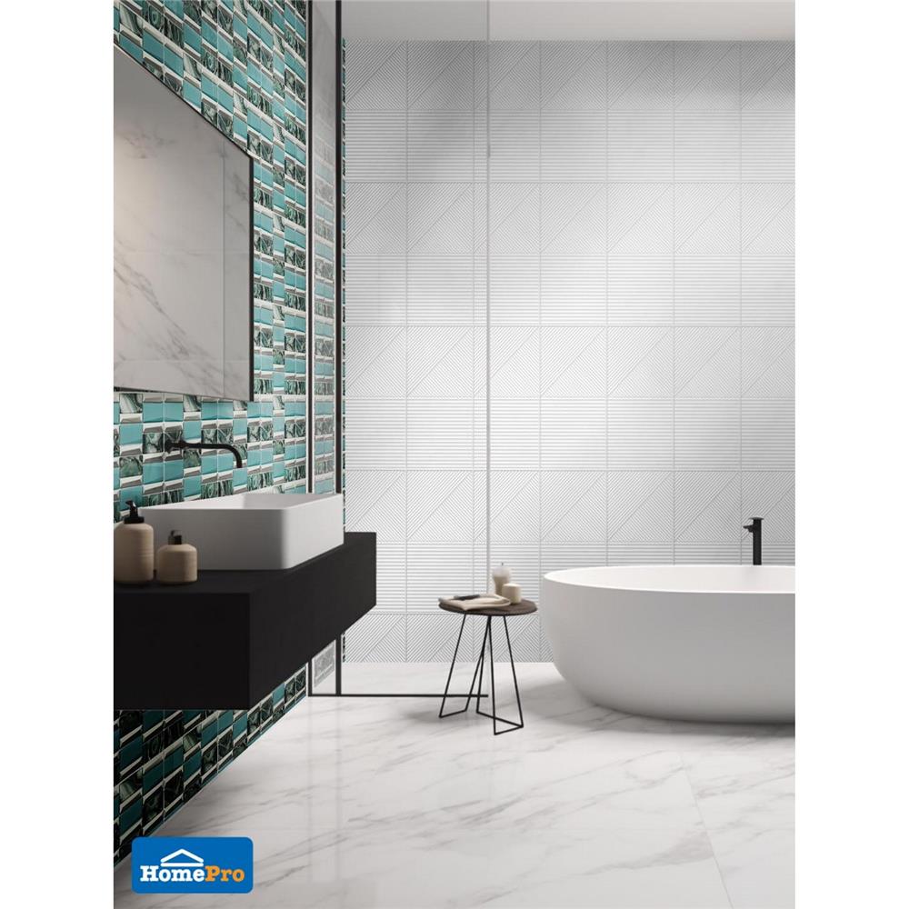 กระเบื้องผนัง 30x60 ซม. TARA คาร่า ไวท์ 1.44 ตร.ม.