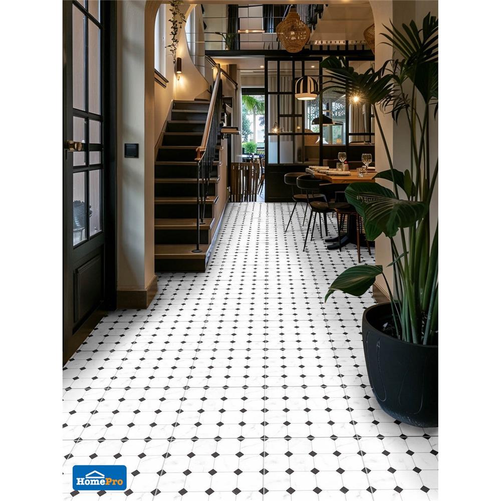 กระเบื้องพื้น 16x16 นิ้ว DURAGRES บันดาหยา ขาว A 0.96 ตร.ม.