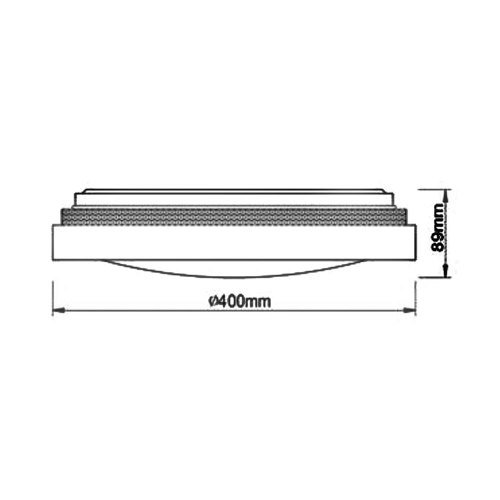 ไฟเพดาน LED SYLVANIA OVALO CRYSTAL RING 16 นิ้ว 36 วัตต์ DAYLIGHT/COOL WHITE/WARM WHITE สีขาว