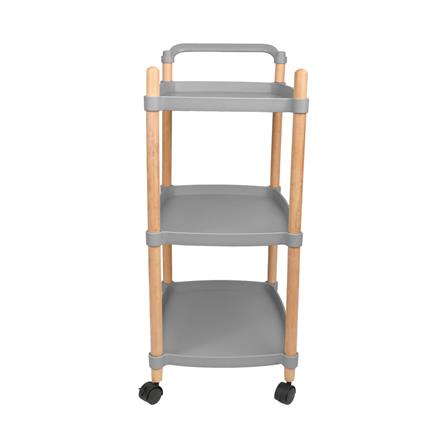 ชั้นวาง 3 ชั้น มีล้อ STACKO FOREST 47x31x80 ซม. สีเทา_3