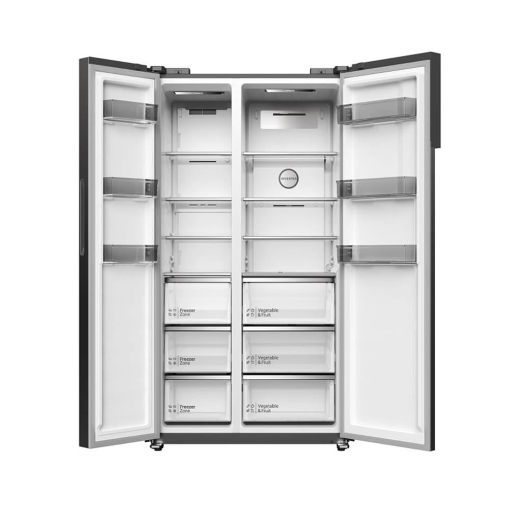 ตู้เย็น SIDE BY SIDE HITACHI HRSN9552DDXTH 18.5 คิว สีเทาเข้ม อินเวอร์เตอร์