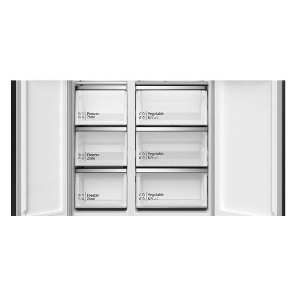 ตู้เย็น SIDE BY SIDE HITACHI HRSN9552DDXTH 18.5 คิว สีเทาเข้ม อินเวอร์เตอร์