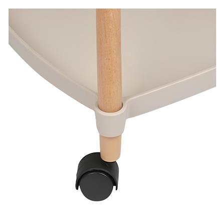 ชั้นวาง 2 ชั้น มีล้อ STACKO FOREST 47x31x52 ซม. สี TAUPE_3