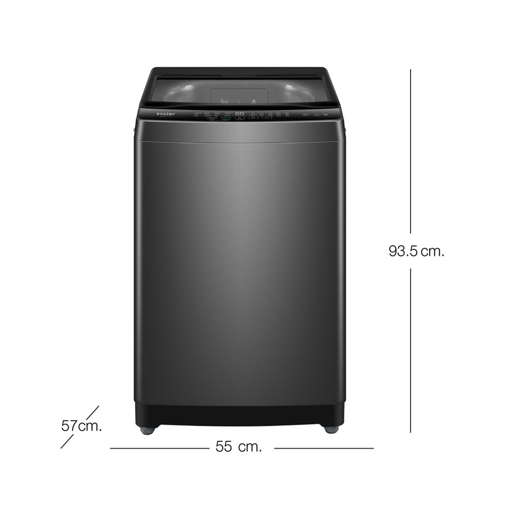 เครื่องซักผ้าฝาบน HAIER HWM100-316S6 10 กก. สีเทา