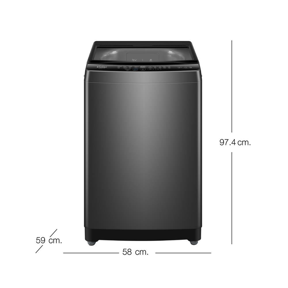 เครื่องซักผ้าฝาบน HAIER HWM120-316S6 12 กก. สีเทา