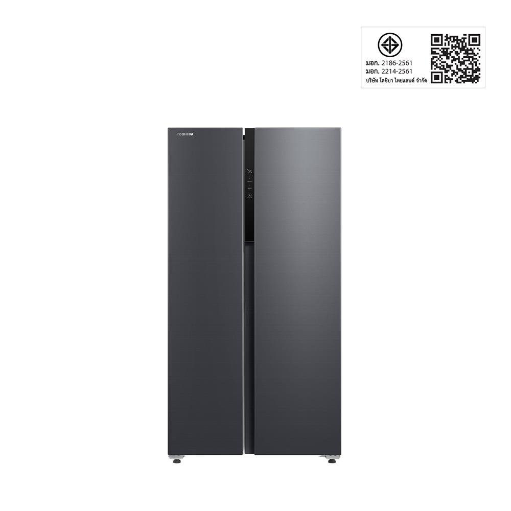 ตู้เย็น SIDE BY SIDE TOSHIBA GR-RS780WI-PMT(06) 20.6 คิว สีเทา อินเวอร์เตอร์