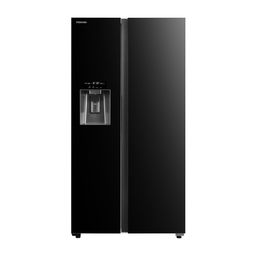 ตู้เย็น SIDE BY SIDE TOSHIBA GR-RS755WIAPGTH(22) 20 คิว กระจกดำ อินเวอร์เตอร์