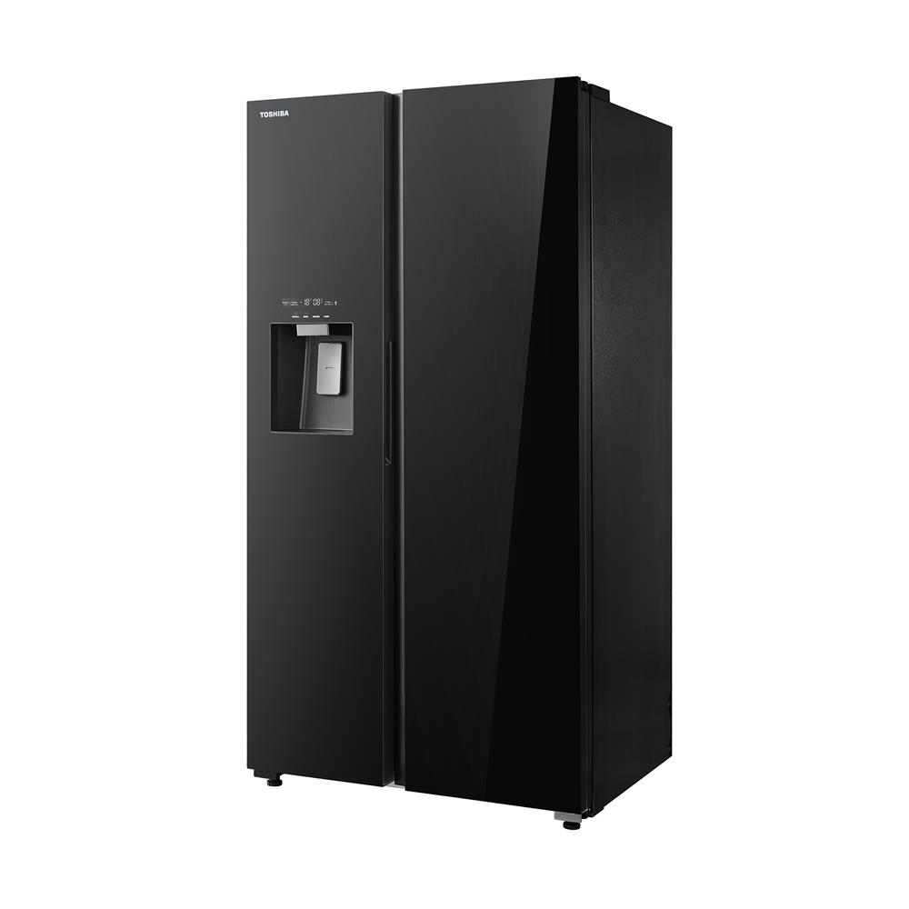 ตู้เย็น SIDE BY SIDE TOSHIBA GR-RS755WIAPGTH(22) 20 คิว กระจกดำ อินเวอร์เตอร์