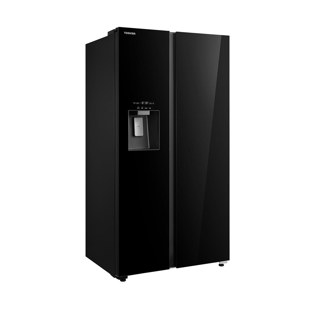 ตู้เย็น SIDE BY SIDE TOSHIBA GR-RS755WIAPGTH(22) 20 คิว กระจกดำ อินเวอร์เตอร์