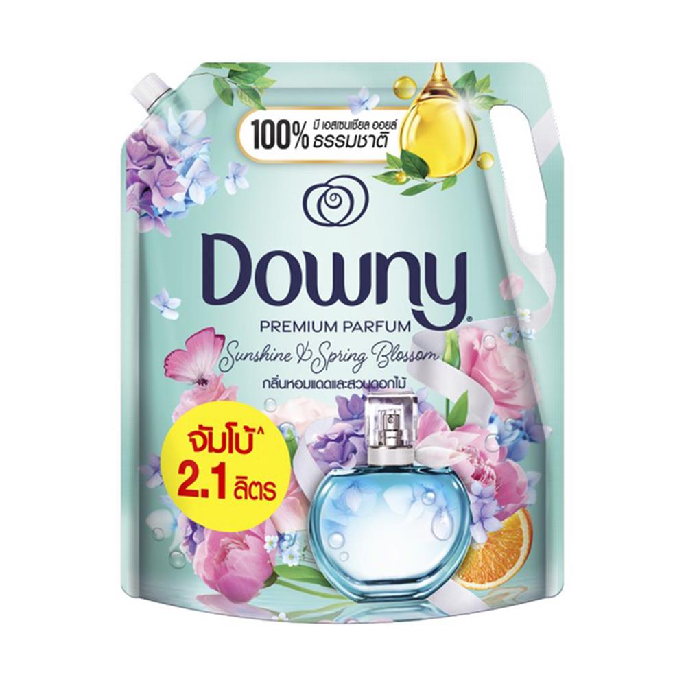 รีฟิลน้ำยาปรับผ้านุ่ม DOWNY 2.1 ลิตร หอมแดดและสวนดอกไม้