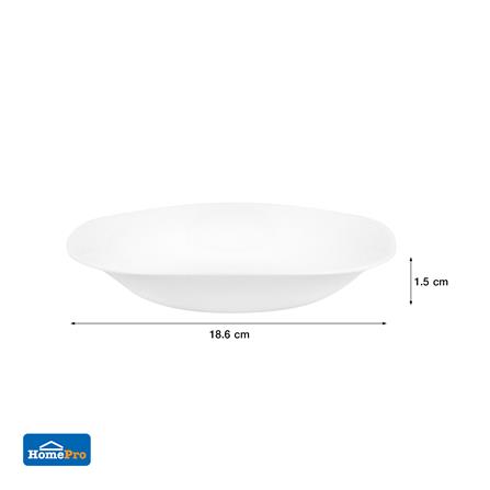 จานตื้น แก้วโอปอล 8 นิ้ว KECH AURA SQUARE_4
