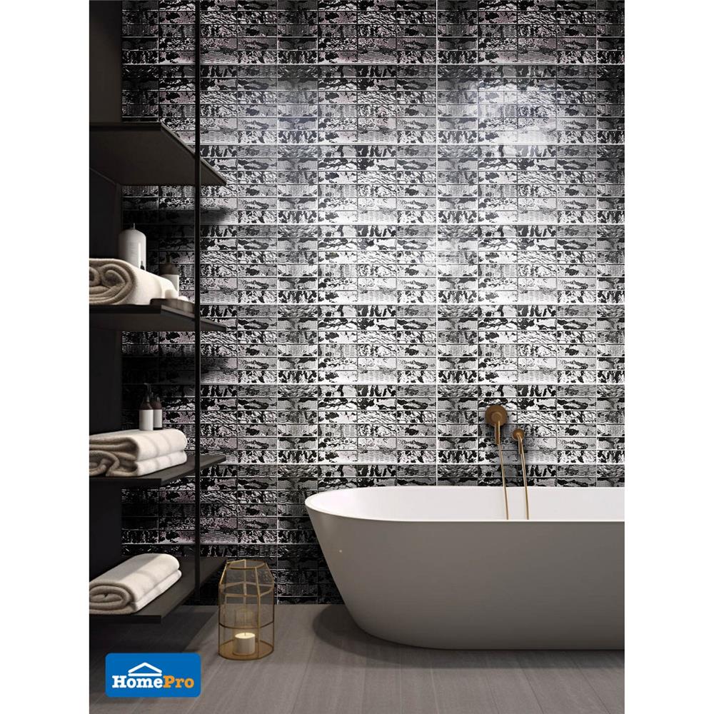 กระเบื้องผนัง 40x80 ซม. TARA เรอัล บริค ซิลเวอร์ 1.28 ตร.ม.