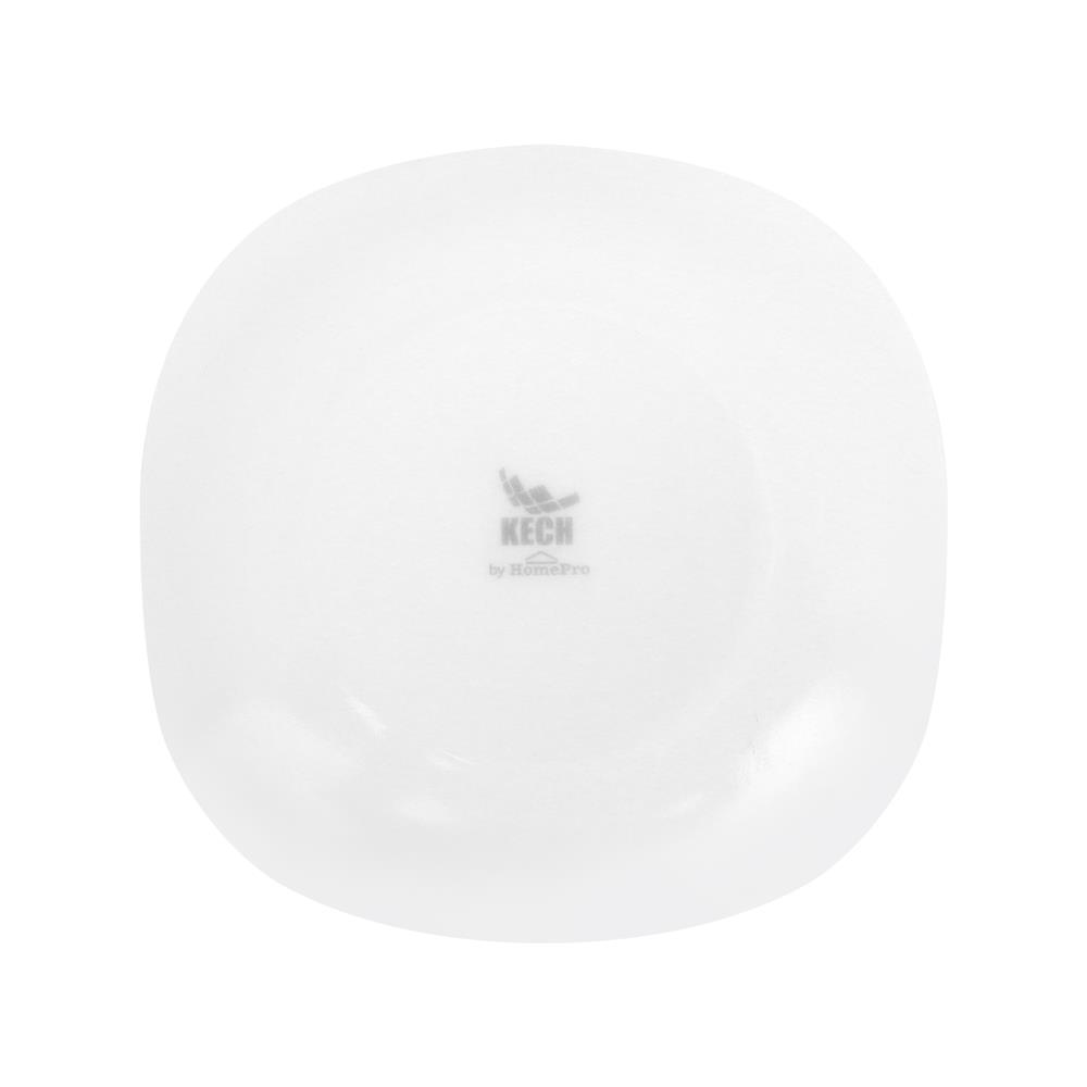 จานลึก แก้วโอปอล 9 นิ้ว KECH AURA SQUARE