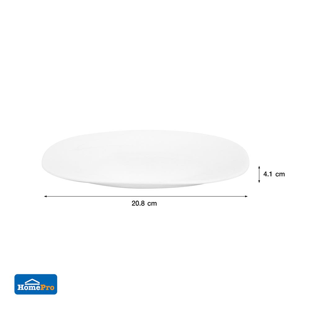 จานลึก แก้วโอปอล 9 นิ้ว KECH AURA SQUARE