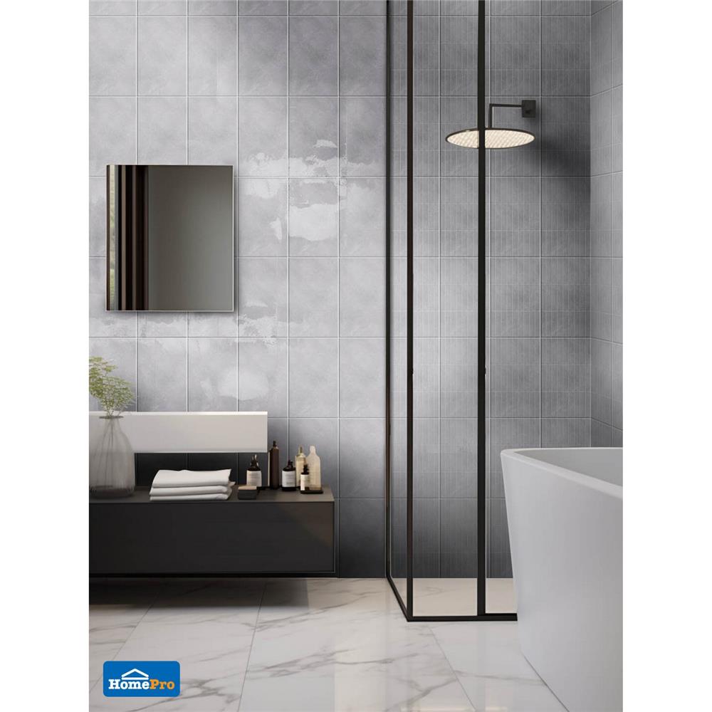 กระเบื้องผนัง 10x16 นิ้ว DURAGRES ลาฟี่ เกรย์ A 1 ตร.ม.