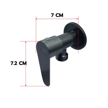 วาล์วฝักบัว 1 ทาง LUZERN LS-1301K สีเทา_2